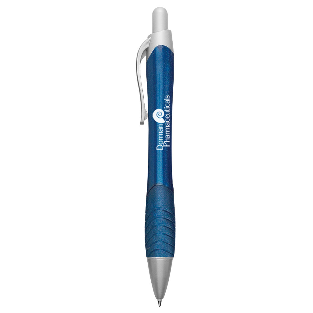 HT0880 Rio Ballpoint Pen With Contoured Rubber Grip Safari Sun