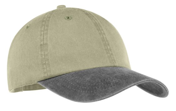 CP83 - Port & Company -Two-Tone Pigment-Dyed Cap - Safari Sun