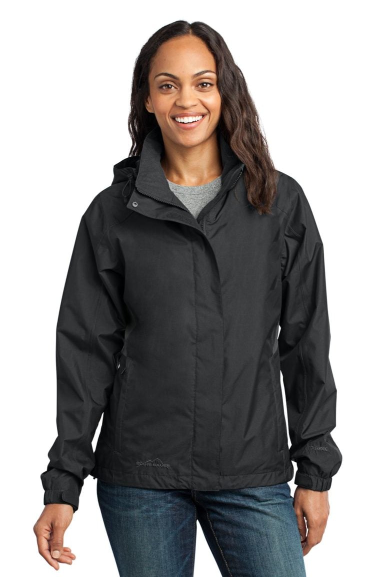 EB551 - Eddie Bauer - Ladies Rain Jacket - Safari Sun