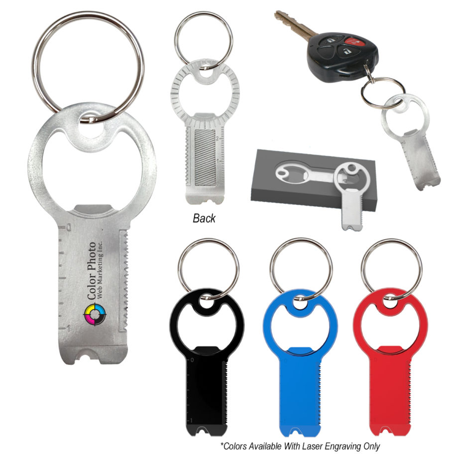 HT02698 - UtiliKEY Multi-Purpose Utility Tool Key Chain - Safari Sun